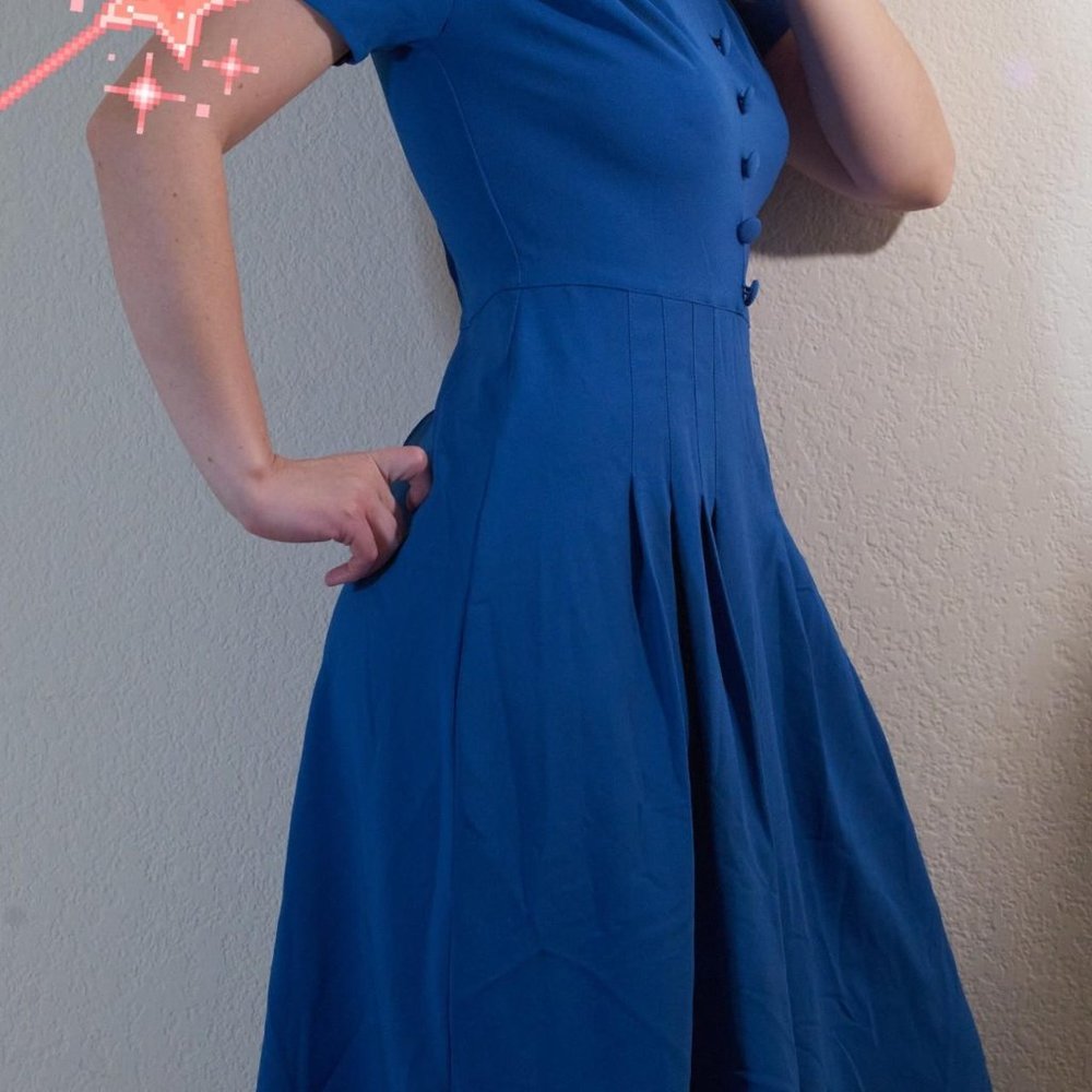 Blue Hell Bunny Pinup Dress